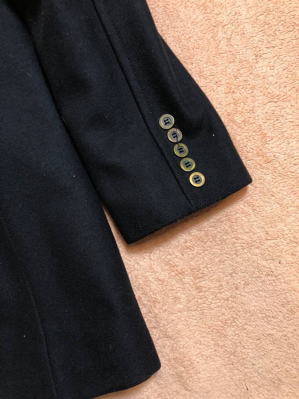 Burberry Thomas Burberrys Coat Navy Wool Double Breasted Size US XL / EU 56 / 4 - 8 Thumbnail