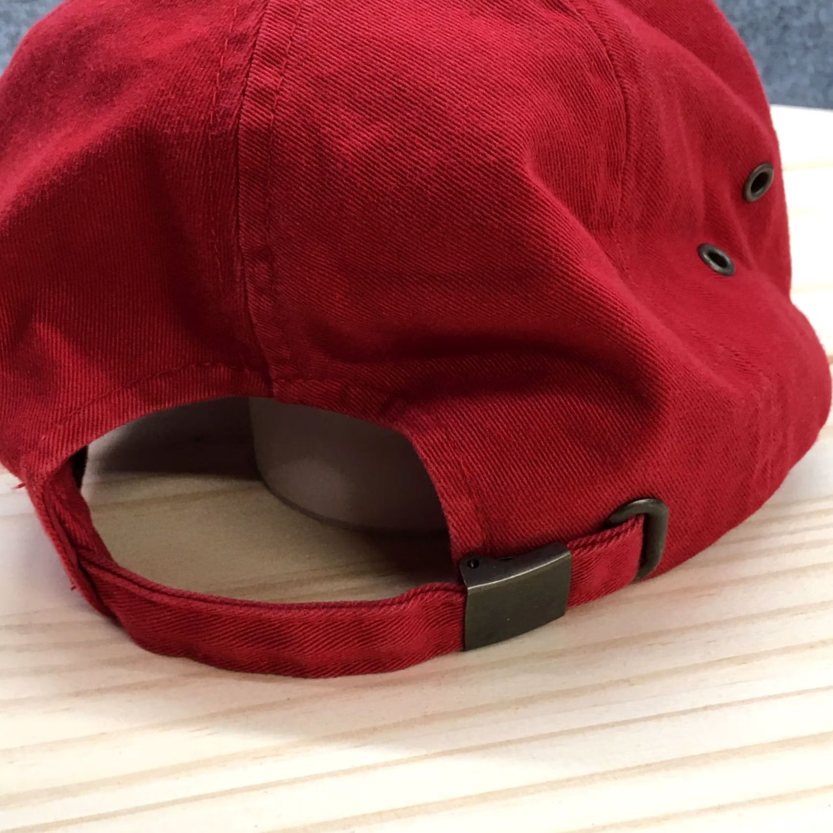 Vintage Film Realite America Baseball Cap Hat Mens OS Red Cotton Adjustable Sportsman Size ONE SIZE - 7 Thumbnail