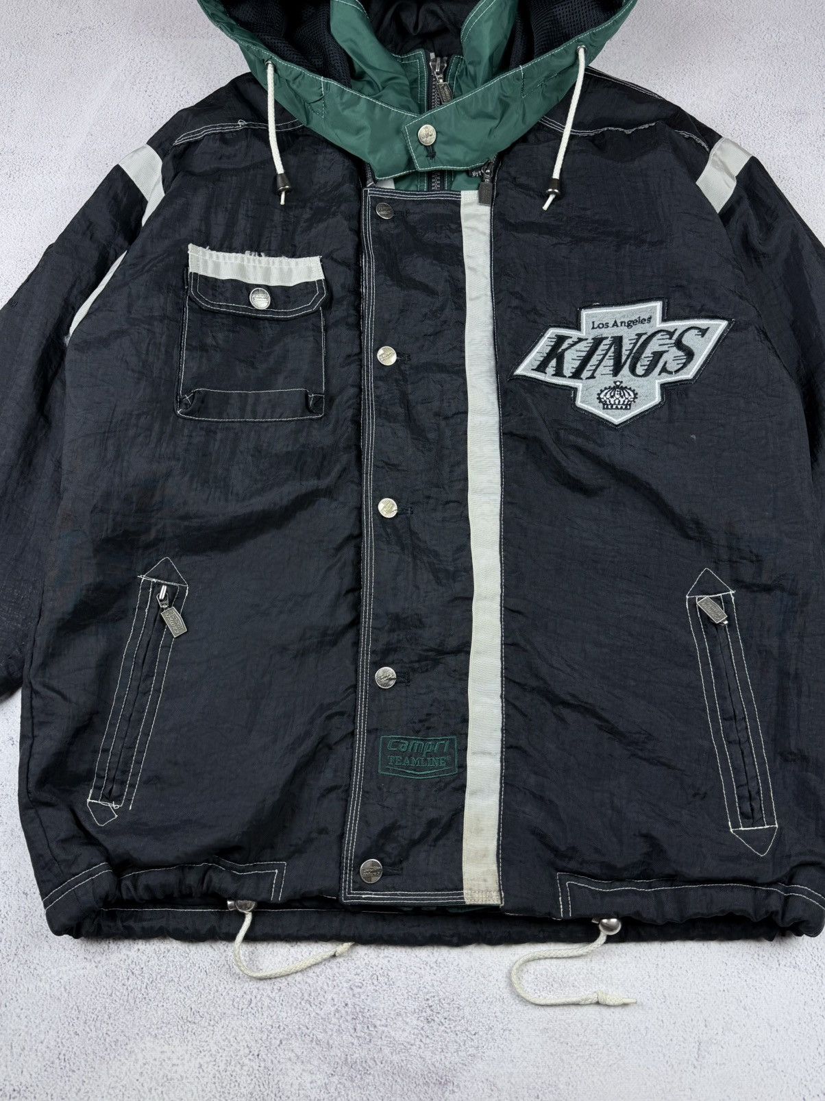 Vintage Vintage 90 x Campri Los Angeles Kings Jacket Hooded Men’s Size US M / EU 48-50 / 2 - 5 Thumbnail