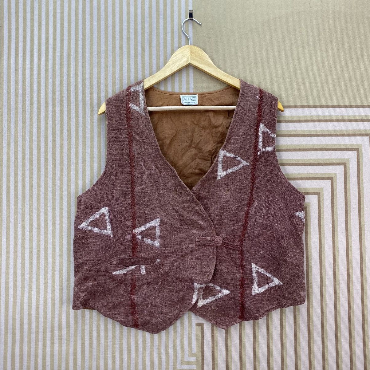 Japanese Brand 🫶Vintage Mimi Collection geometric triangle Vest Jacket Size M / US 6-8 / IT 42-44 - 1 Thumbnail