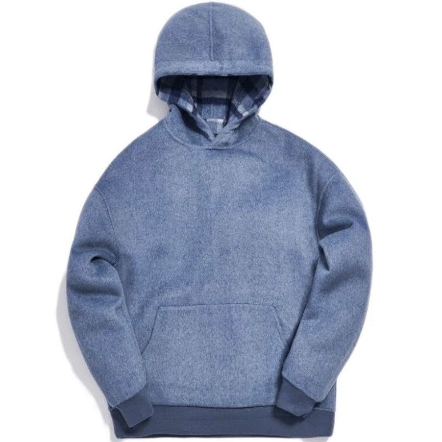 Kith KITH Reversible Wool Plaid Hoodie Blue Size US M / EU 48-50 / 2 - 7 Thumbnail