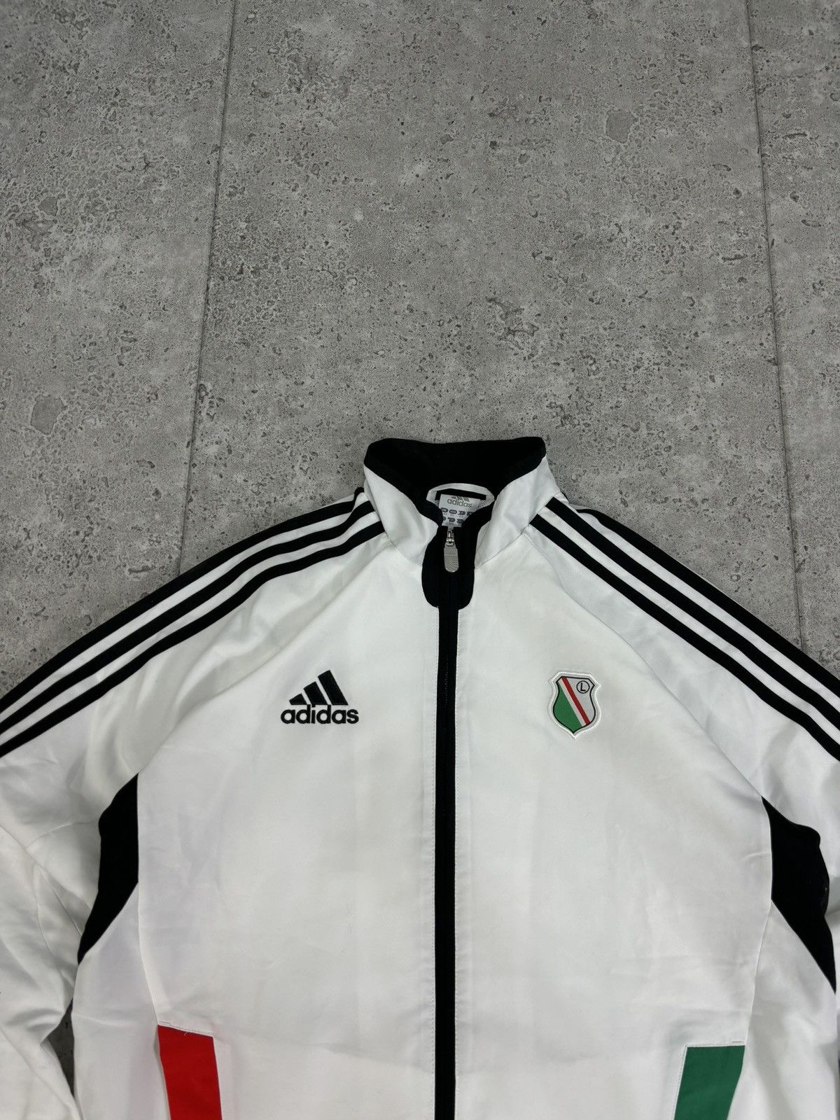 Adidas × Vintage Rare Poland Legia Warszawa Gorpcore ZIP Up Track Jacket Size US M / EU 48-50 / 2 - 3 Thumbnail