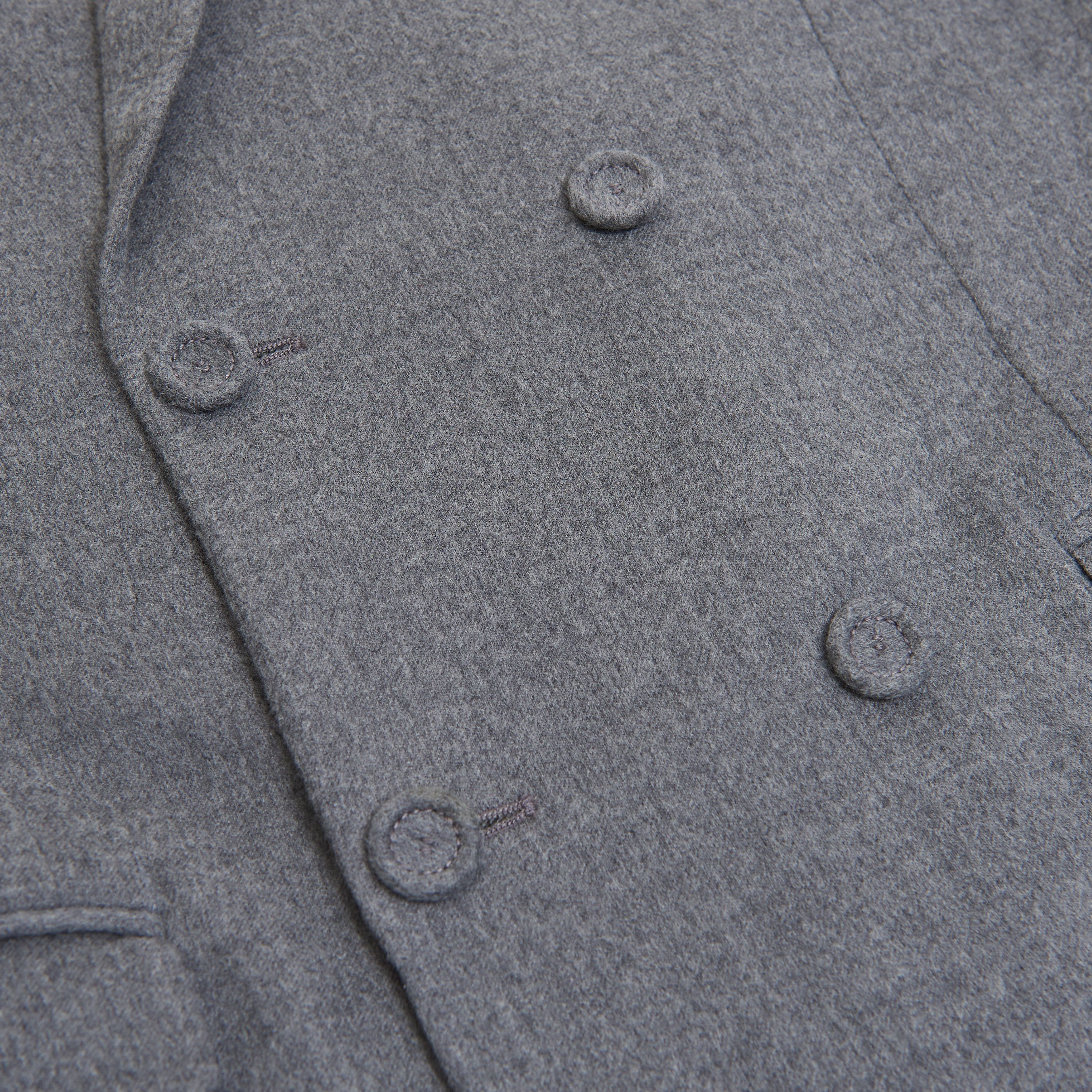 Dior Double Breasted Coat In Gray Virgin Wool Size US M / EU 48-50 / 2 - 11 Thumbnail