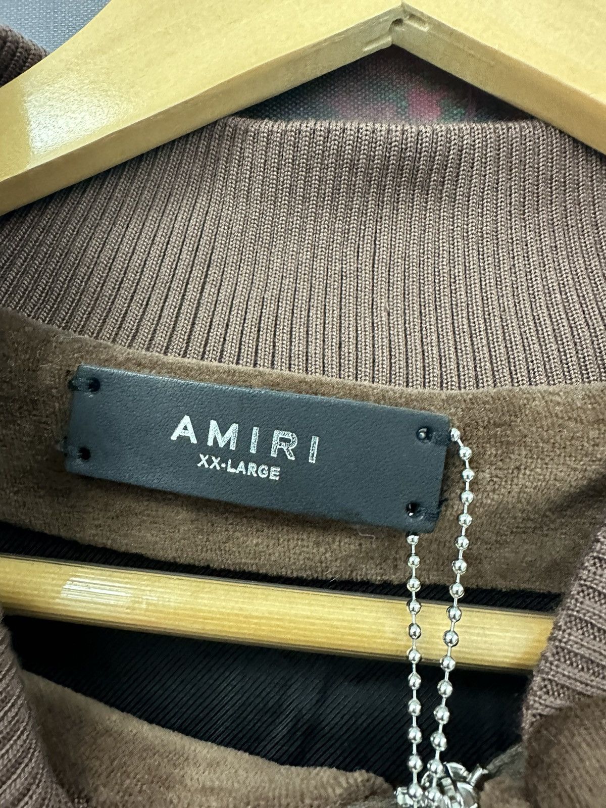 Amiri Amiri Track Jacket Brown XXL Size US XXL / EU 58 / 5 - 3 Thumbnail