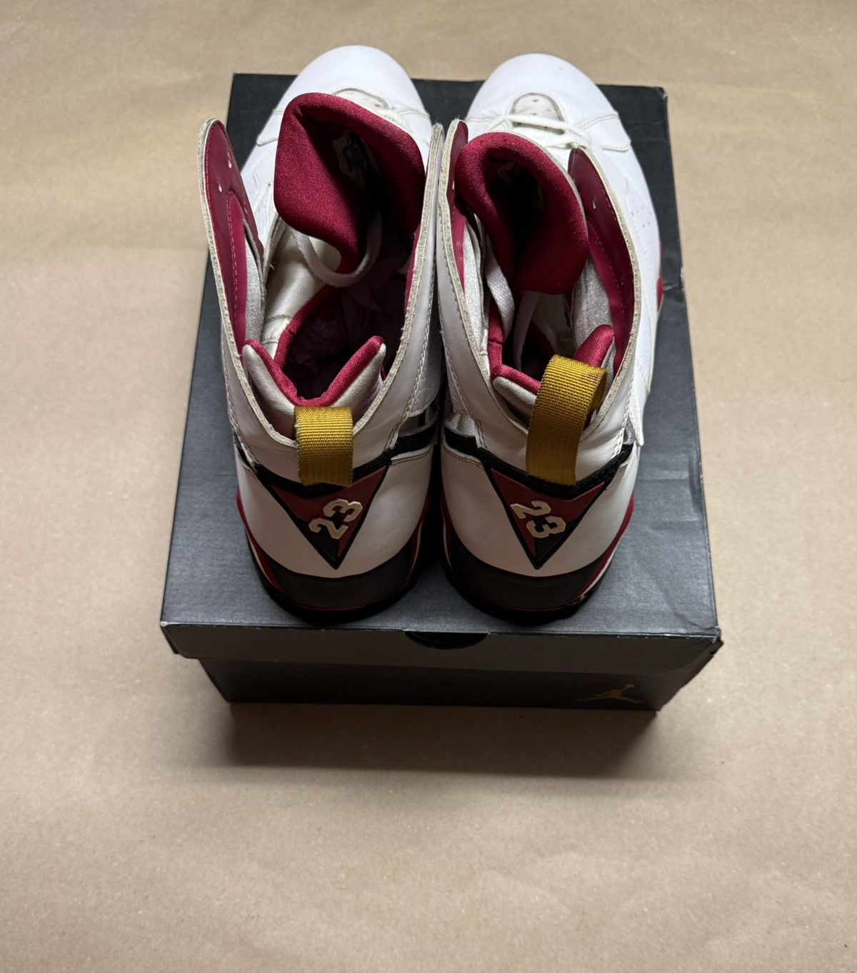 Jordan Brand Nike Air Jordan 7 VII Retro Cardinal Mens size 14 Rare! Size US 14 / EU 47 - 4 Thumbnail