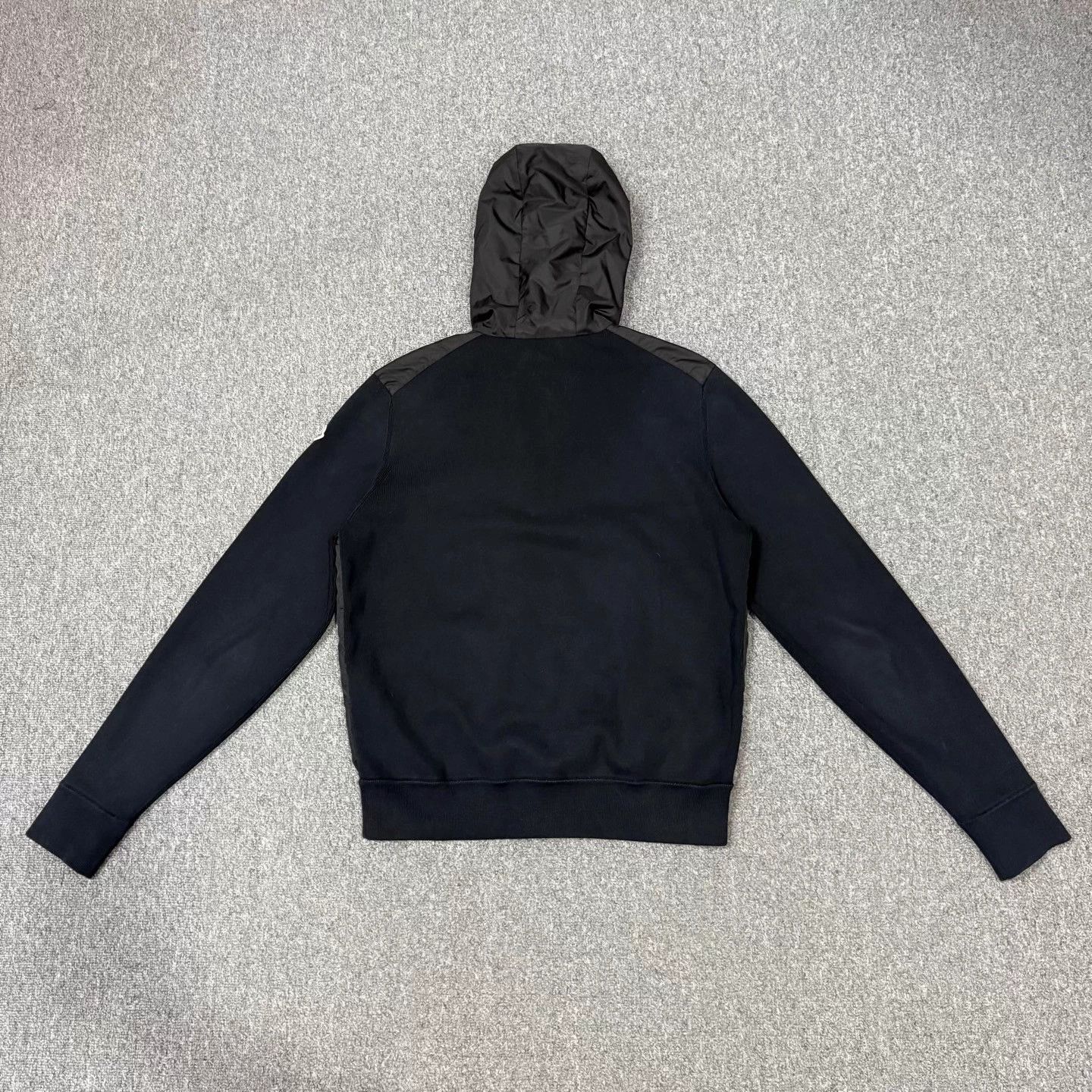 Moncler Moncler black colorblocked nylon zip jacket Size US L / EU 52-54 / 3 - 2 Thumbnail
