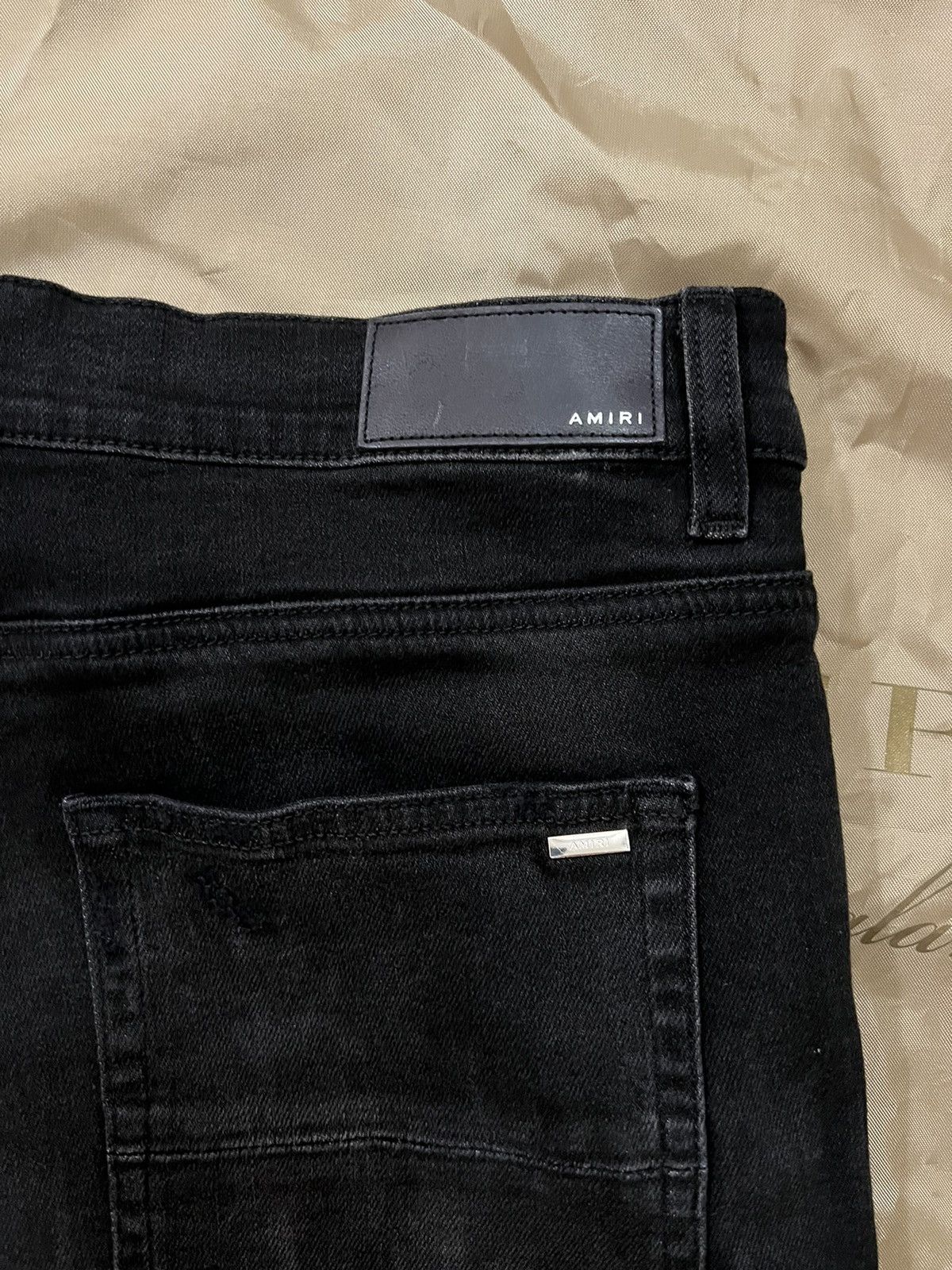 Amiri Amiri MX2 High Rise Skinny Jeans 'Black' size 36 $2500 Size US 36 / EU 52 - 9 Thumbnail