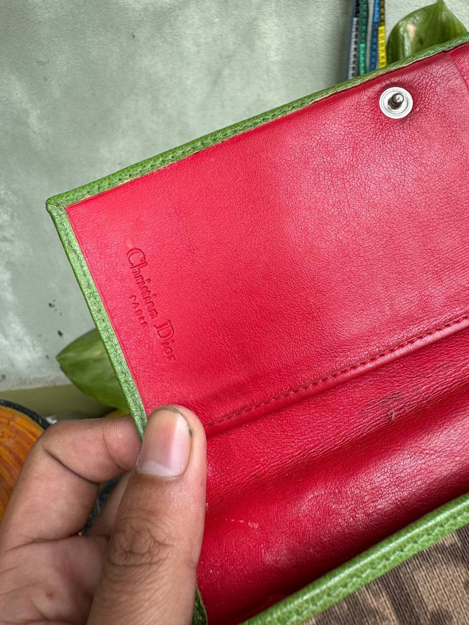Christian Dior Monsieur × Vintage Authentic Christian Dior Wallet Size ONE SIZE - 4 Thumbnail