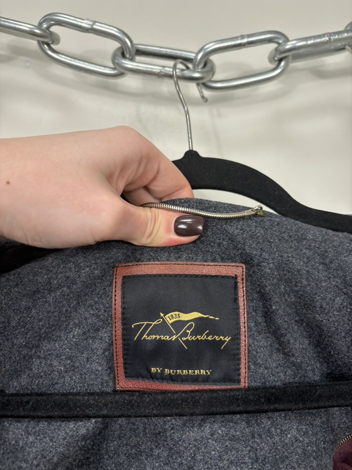 Burberry Thomas Burberry Women’s Double Breasted Wool Cashmere Coat Size M / US 6-8 / IT 42-44 - 13 Thumbnail