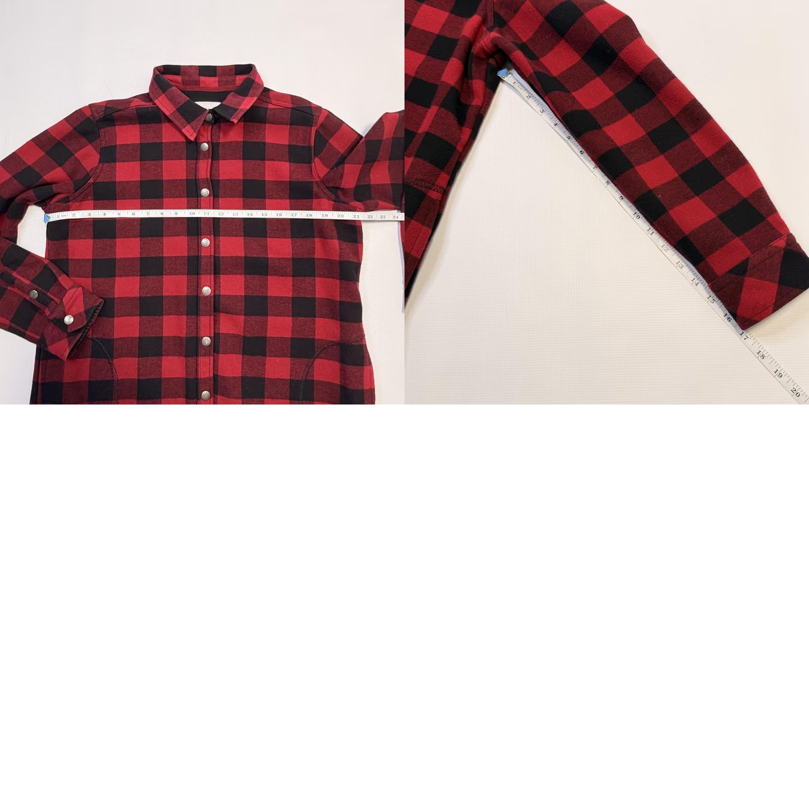 Orvis Orvis Jacket Womens L Red Black Buffalo Plaid Snap Front Lined Flannel Shirt Jacket Casual Outdoor Womens Regular Size L/E0 Size L / US 10 / IT 46 - 8 Thumbnail