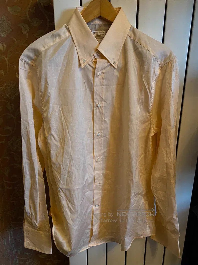 Brunello Cucinelli Brunello Cucinelli Shirt, Italian style, fabric smooth Size US M / EU 48-50 / 2 - 1 Thumbnail