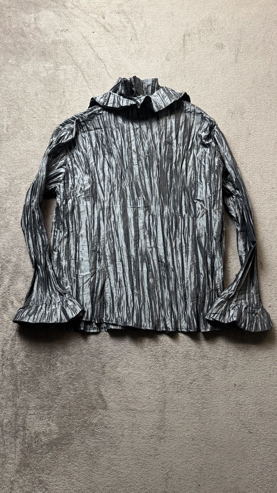 Japanese Brand Y2K Ruffle Button Ups Jacket balenciaga cdg Steampunk LGB Size US M / EU 48-50 / 2 - 2 Thumbnail