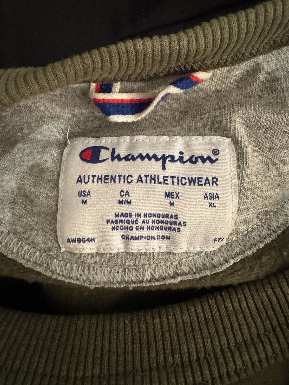 Champion Olive colored Champions Long Sleeve Size US M / EU 48-50 / 2 - 5 Thumbnail