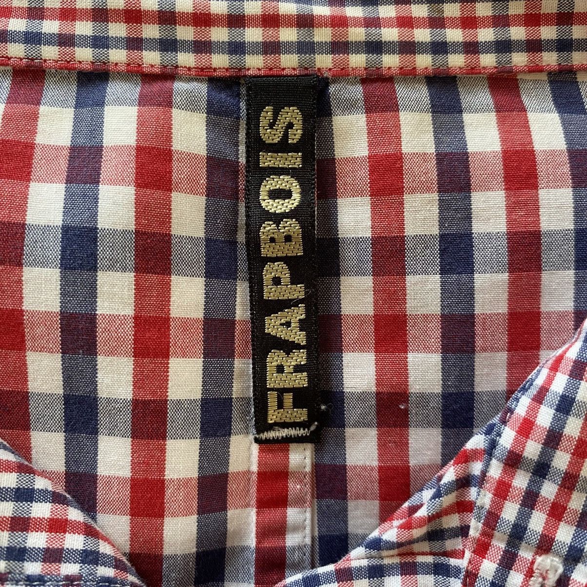 Frapbois FRAPBOIS Red Blue Gingham Check Shirt Size XS / US 0-2 / IT 36-38 - 11 Thumbnail
