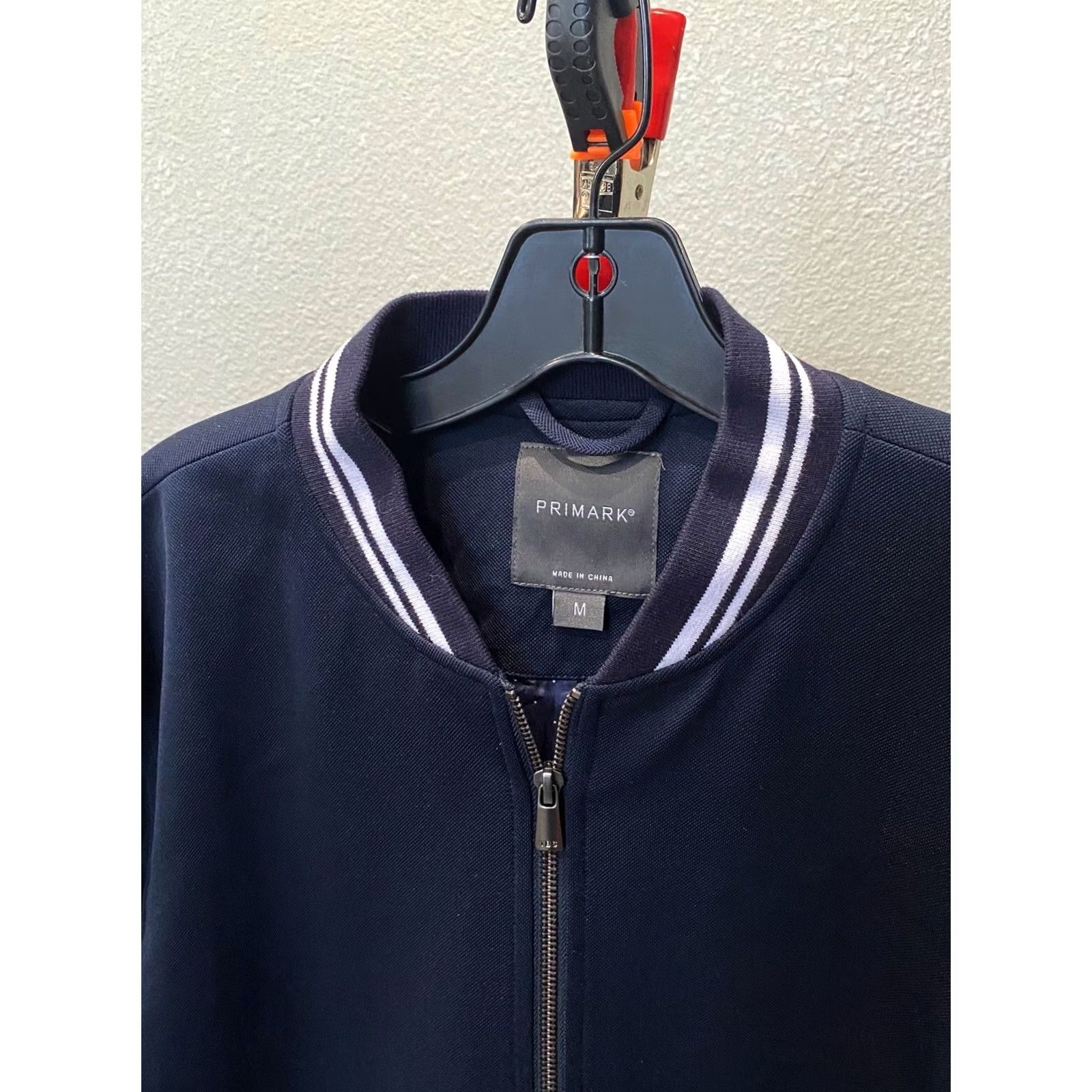 Primark Primark Windbreaker Jacket M Mandarin Collar Lined Zippered SWEATER JACKET Mens Length 28 Multicolor Size US M / EU 48-50 / 2 - 4 Thumbnail