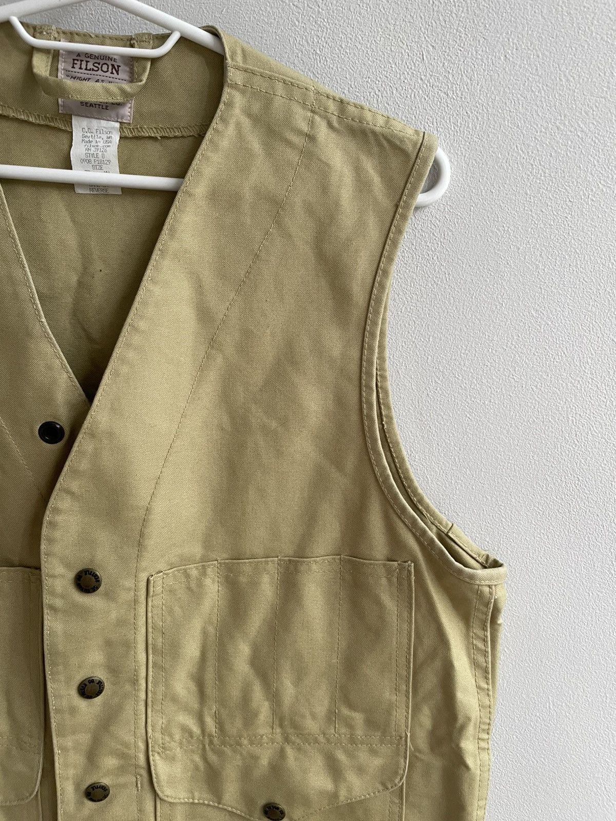 Filson Filson Vintage Tin Cloth Cruiser Work Jacket Vest Made USA Size US M / EU 48-50 / 2 - 5 Thumbnail