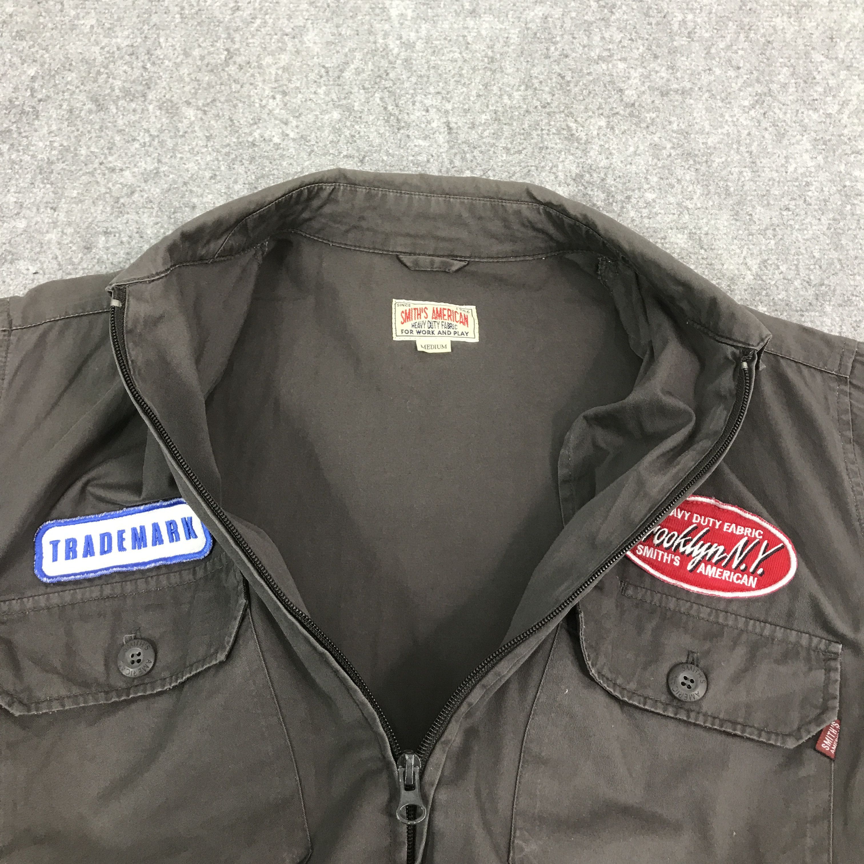 Japanese Brand × Smith's American trademark smith's american zipper short shirts work Size US M / EU 48-50 / 2 - 5 Thumbnail