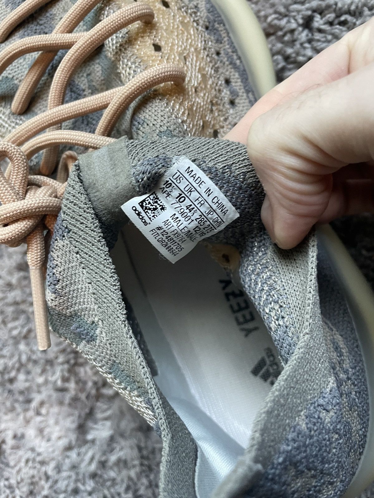 Adidas Yeezy Boost 380 Mist - Size 10.5 US Size US 10.5 / EU 43-44 - 7 Thumbnail