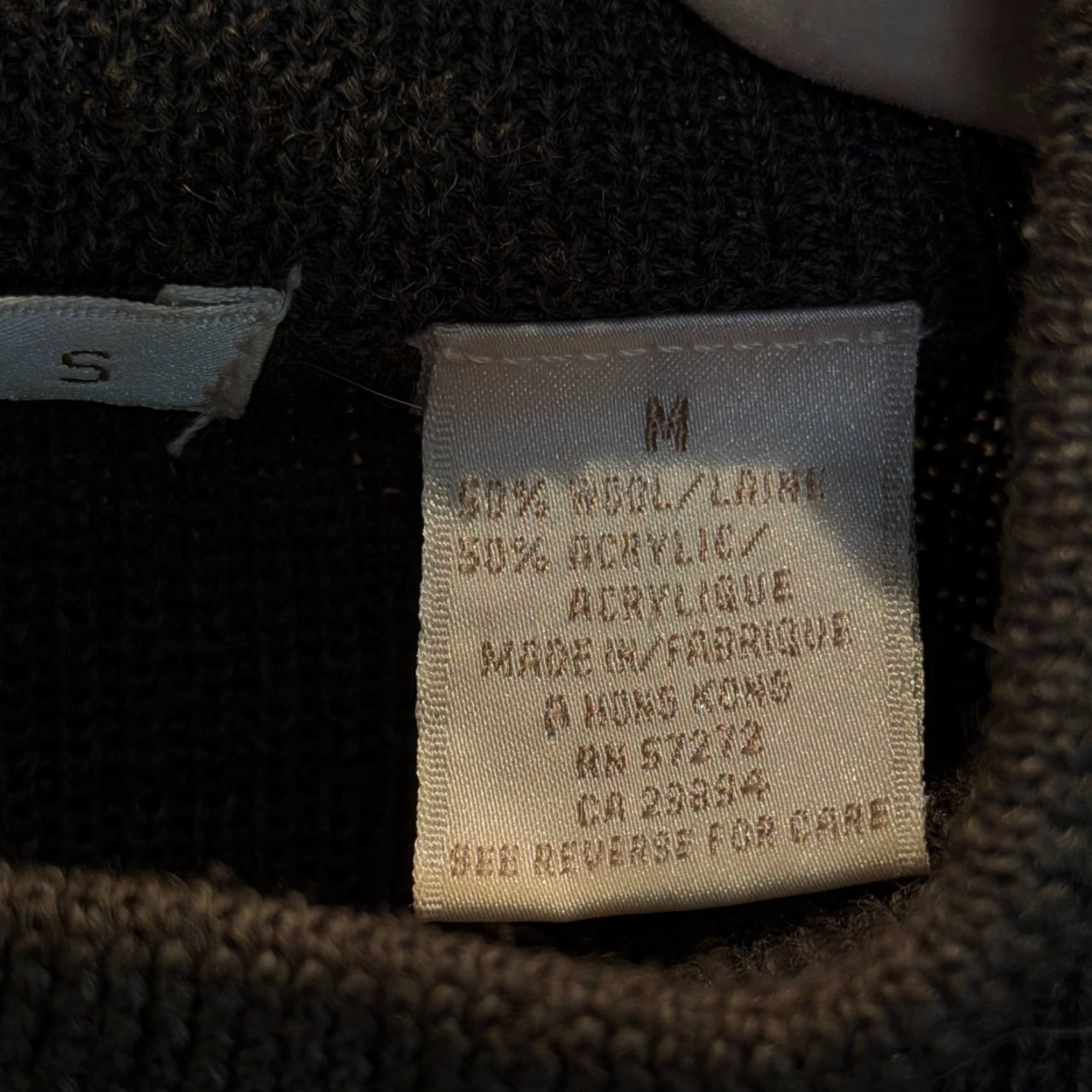 Perry Ellis VINTAGE Perry Ellis Sweater Mens M Gray Wool Blend Mock Neck Hong Kong 90s Size US M / EU 48-50 / 2 - 4 Thumbnail