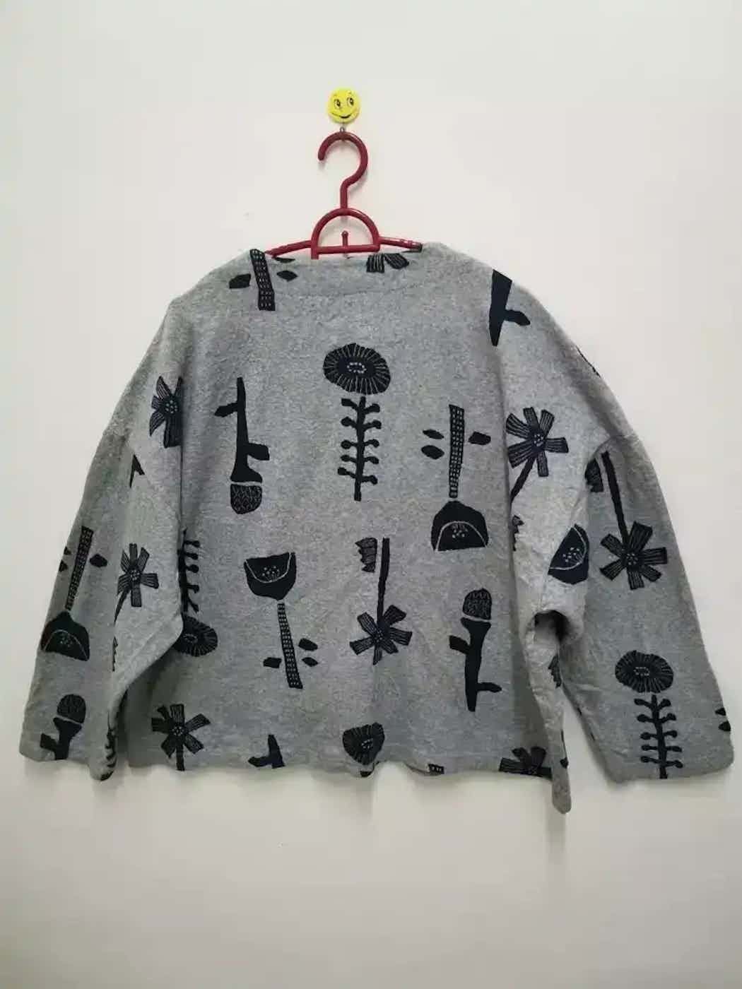 Japanese Brand Rare! Flower Art Design Jacket Size US XXL / EU 58 / 5 - 2 Thumbnail