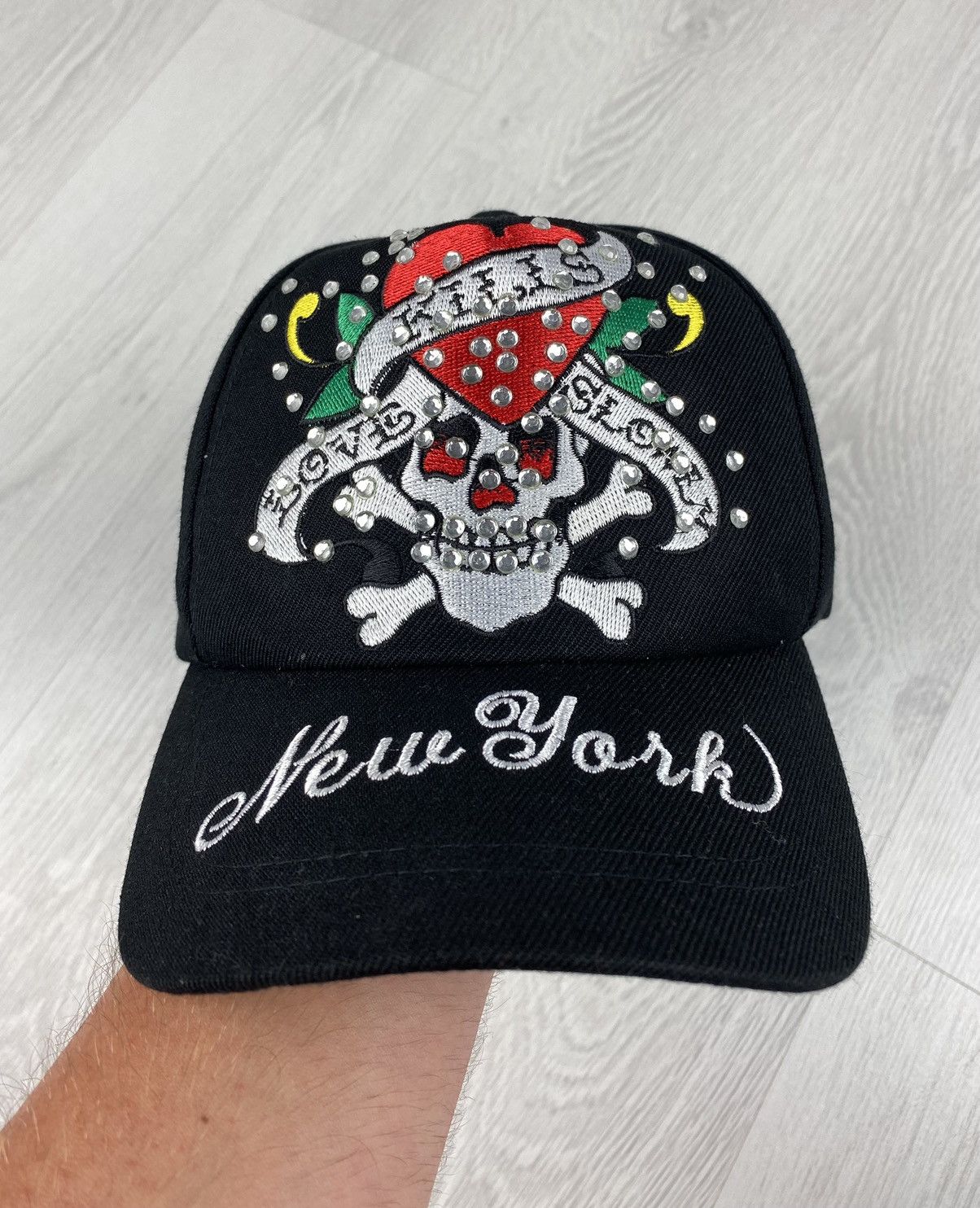 Ed Hardy Ed Hardy New York Cap Hat Y2K Stussy Von Dutch Size ONE SIZE - 1 Thumbnail