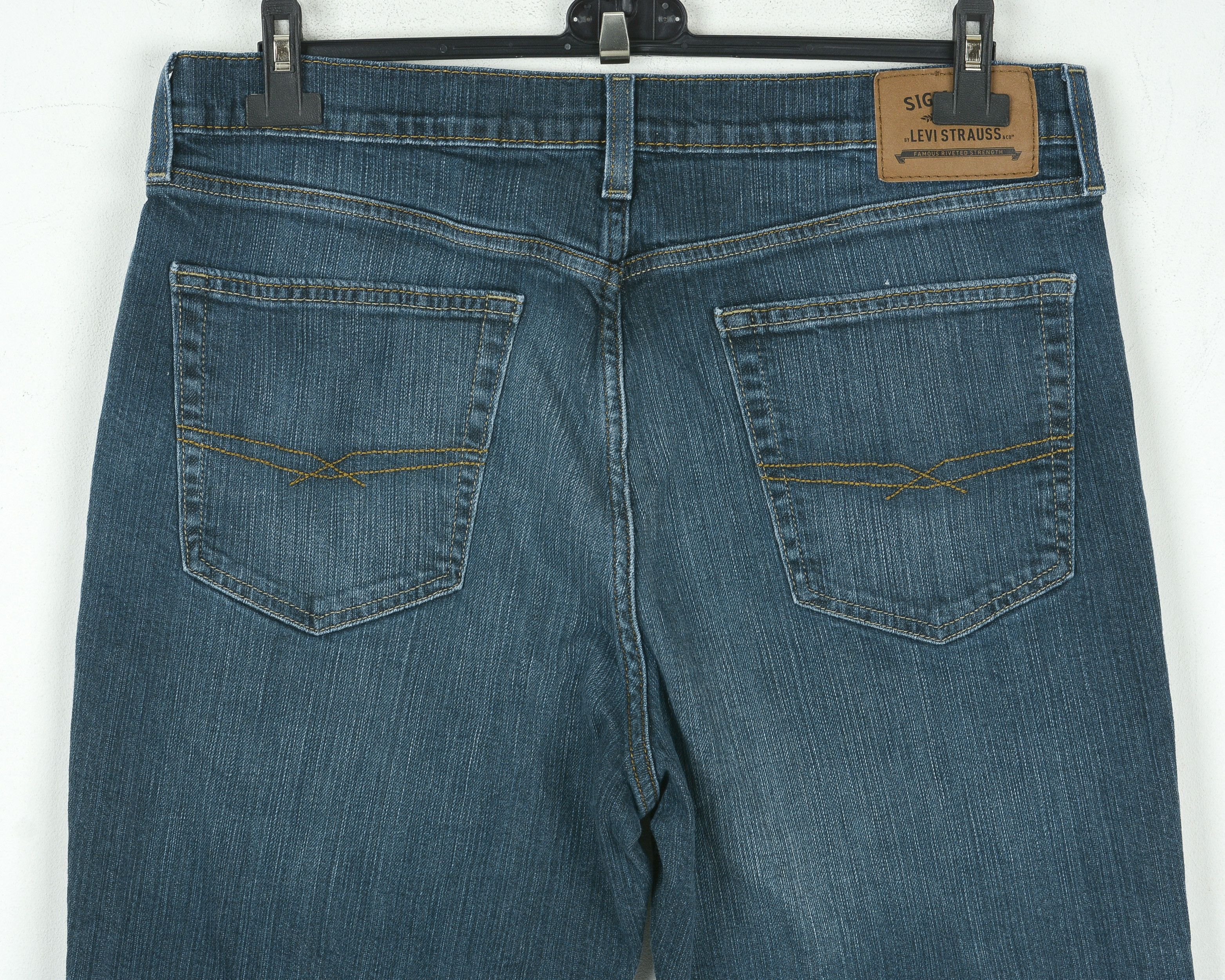Levi's Signtature Athletic W36 L30 Jeans Stretch Denim Pants Blue Size US 36 / EU 52 - 5 Thumbnail