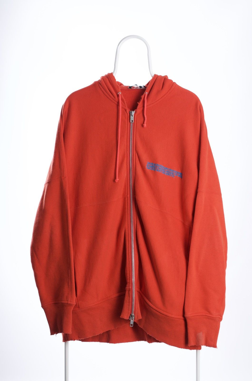 Calvin Klein 205W39NYC Calvin Klein 205W39NYC Zipper Hoodie Red Size US S / EU 44-46 / 1 - 1 Thumbnail