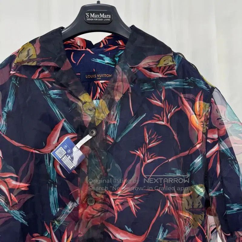 Louis Vuitton Louis Vuitton Summer Floral Logo Short Sleeve Shirt . Size US S / EU 44-46 / 1 - 3 Thumbnail