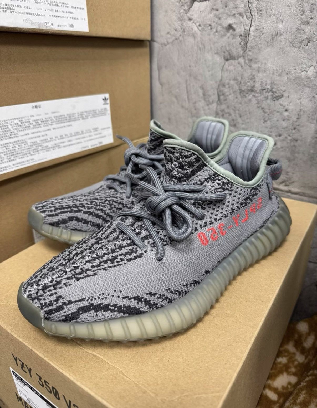 Adidas Adidas Yeezy 350 Beluga AH2203 K37 Size US 9 / IT 39 - 9 Thumbnail