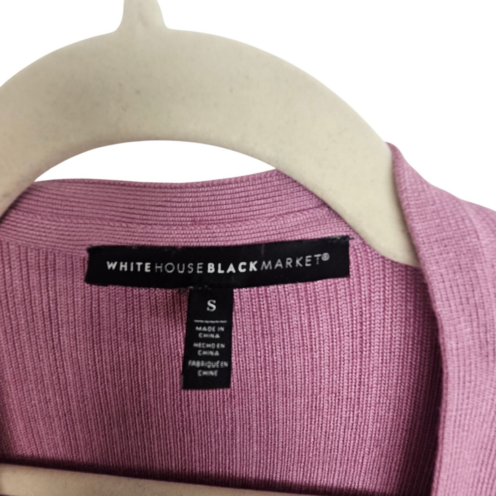 White House Black Market White House Black Market Ribbed Cardigan Sweater Size S Open Size S / US 4 / IT 40 - 6 Thumbnail