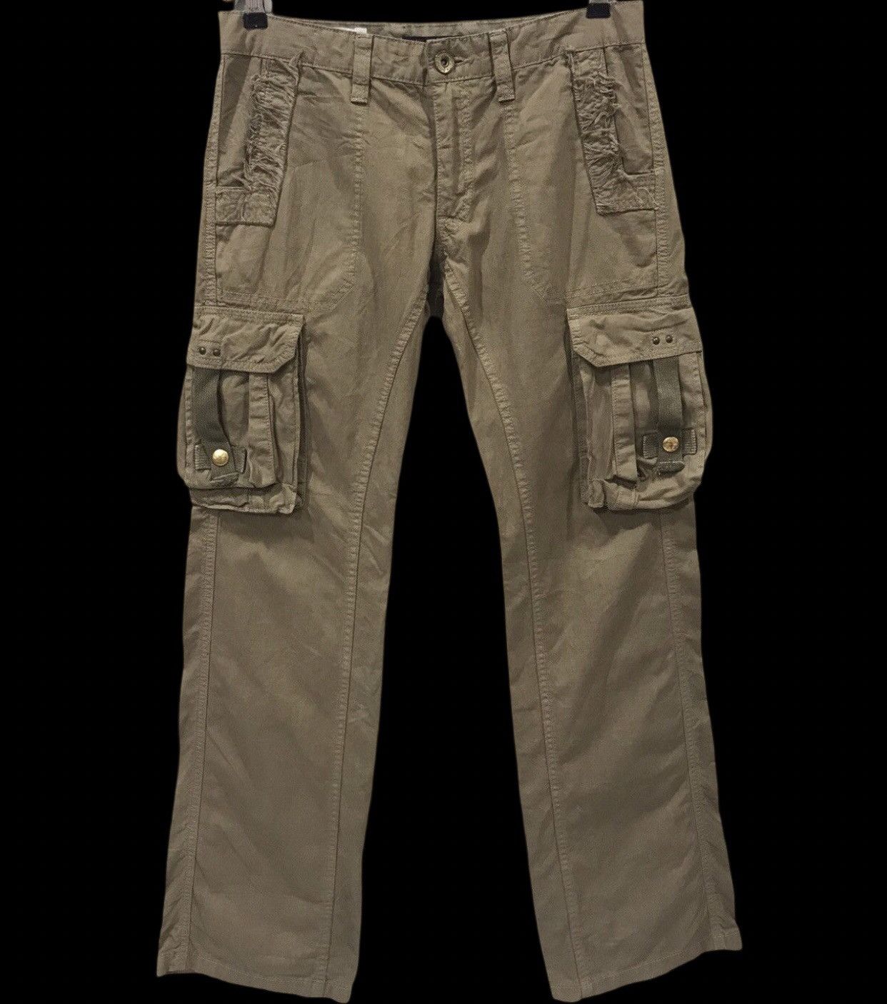 Japanese Brand Flare surplus x BLUE WAY Military Rare Design Cargo Pant Size US 31 - 2 Thumbnail