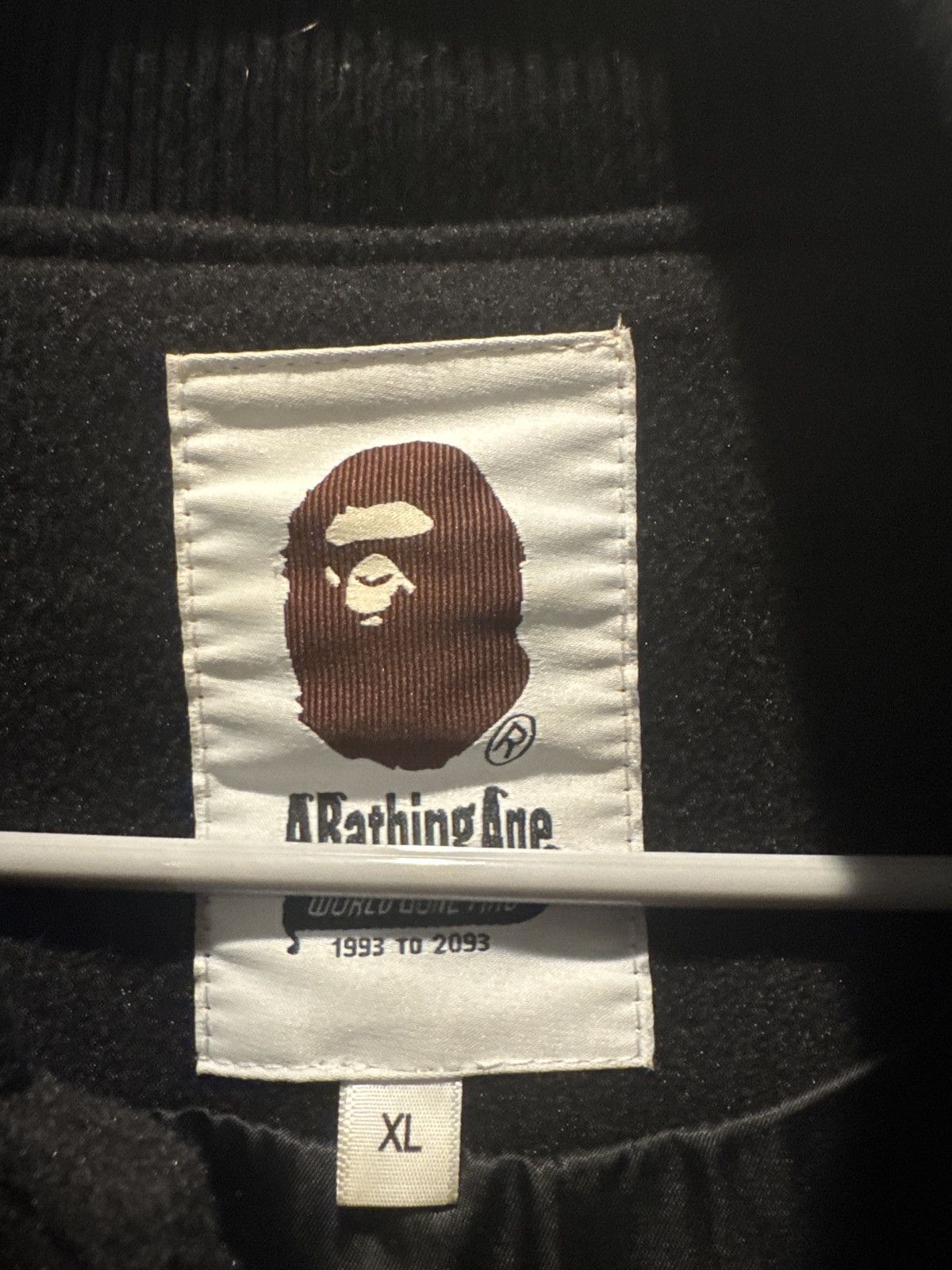 Bape Bape World Gone Mad Varsity Jacket Size US L / EU 52-54 / 3 - 3 Thumbnail