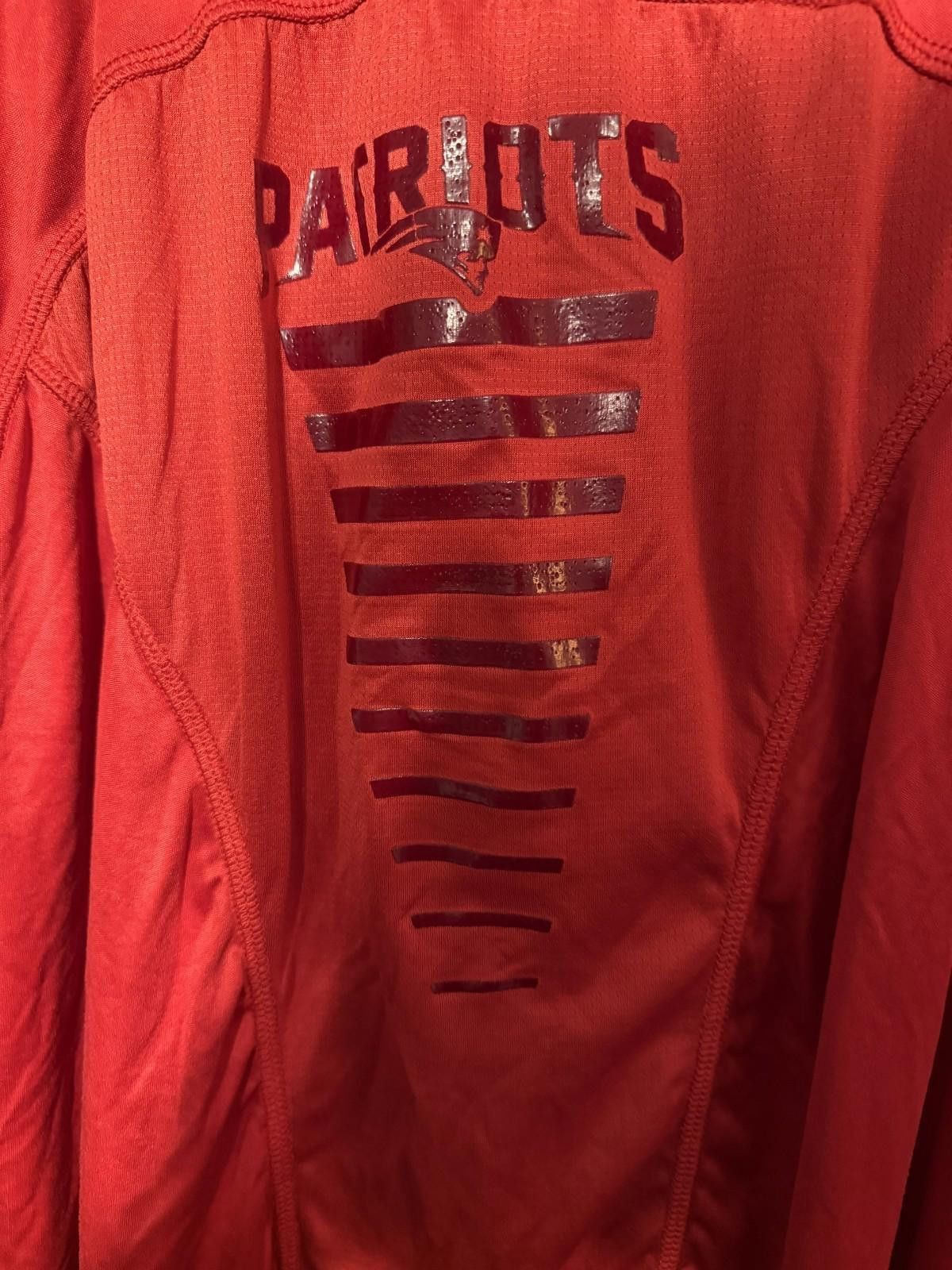 Majestic New England Patriots Majestic T-Shirt Men XLT Red Tee NFL Size ONE SIZE - 3 Thumbnail