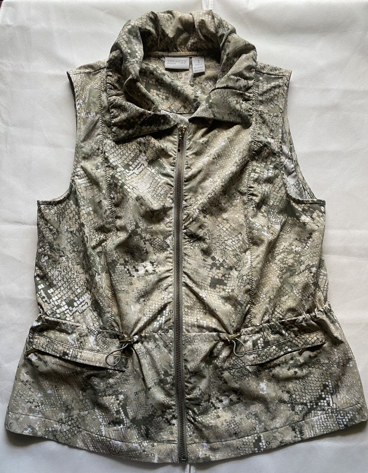 Chicos Zenergy x Chico’s Desert Camouflage lightweight vest 0 Size XS / US 0-2 / IT 36-38 - 1 Thumbnail