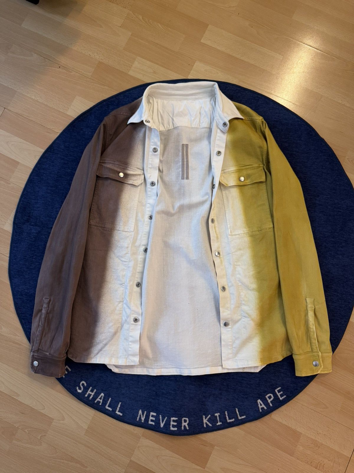 Rick Owens Rick Owens FOGACHINE JACKET S/S22 Size US M / EU 48-50 / 2 - 2 Thumbnail
