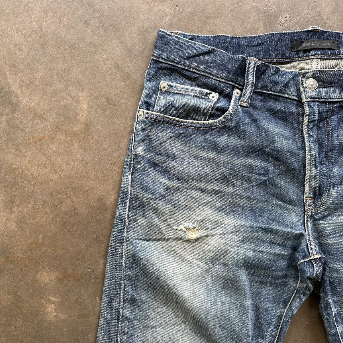 Japanese Brand W33 🔥 Vintage Japanese Distressed Denim Jean Pant Size US 33 - 4 Thumbnail