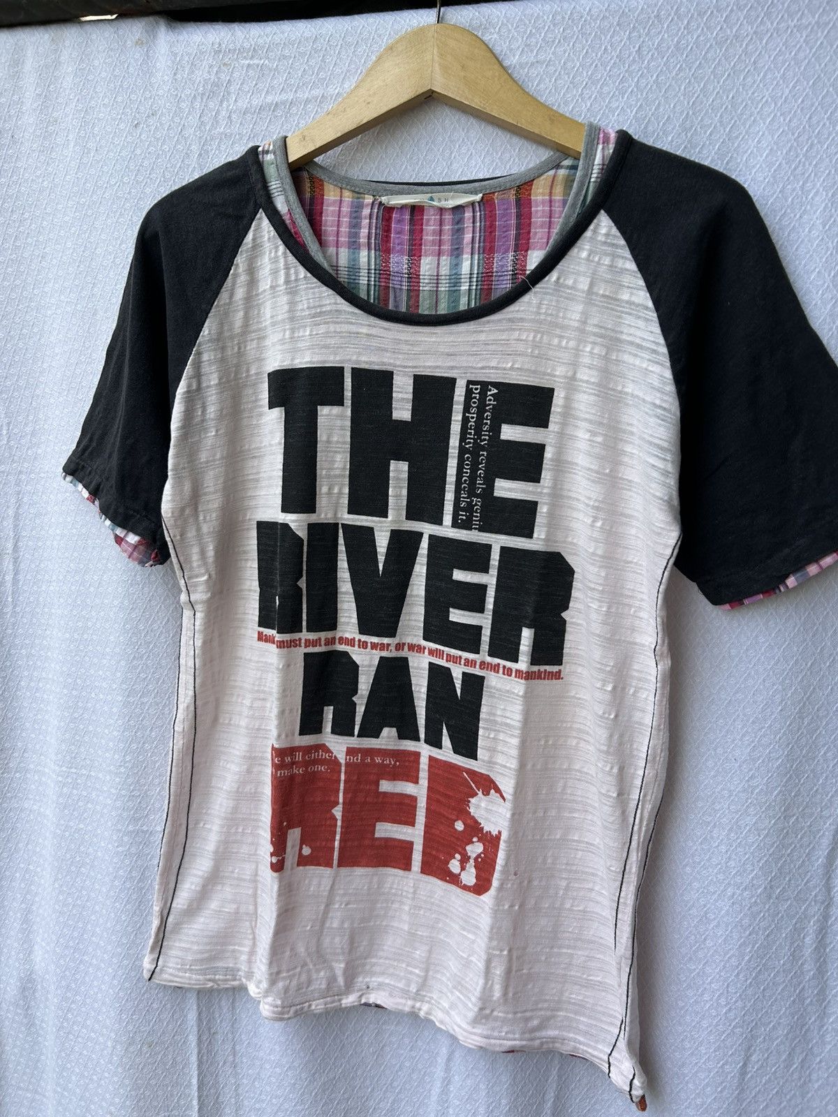 Japanese Brand Japanese double layers poem t shirt Size US M / EU 48-50 / 2 - 3 Thumbnail
