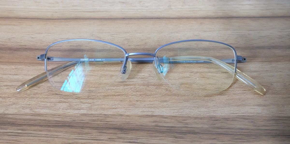 Esprit Esprit Petite Titanium Half-Rim Glasses Size ONE SIZE - 2 Thumbnail