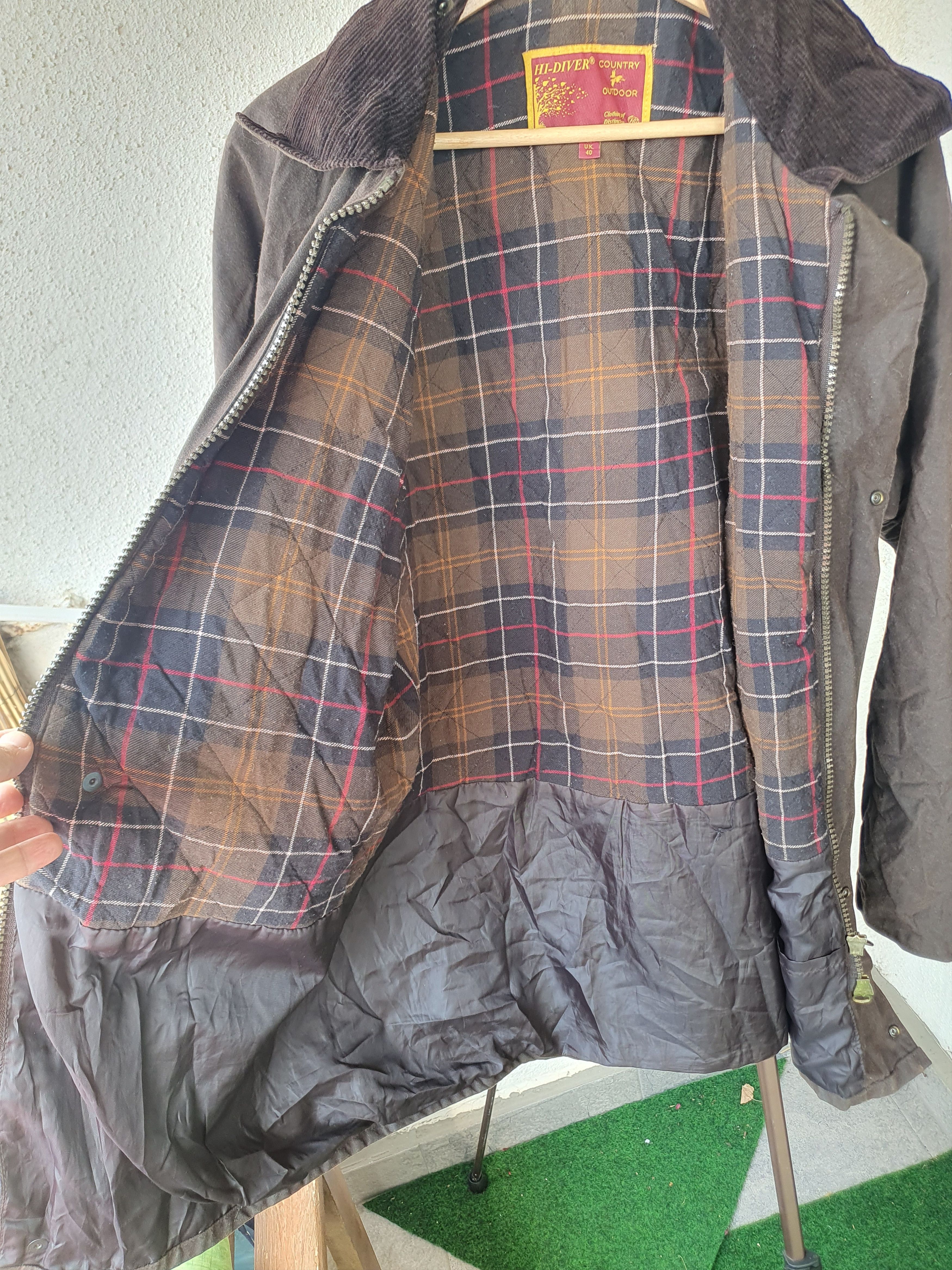 Vintage Hi-Diver Country and Outdoor Jacket Wax Cotton Field sz L Size US L / EU 52-54 / 3 - 2 Thumbnail