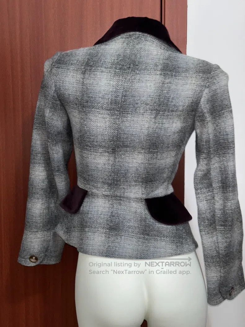 Vivienne Westwood vivienne westwood Red Label Vintage Velvet Wool Coat Size S / US 4 / IT 40 - 2 Thumbnail