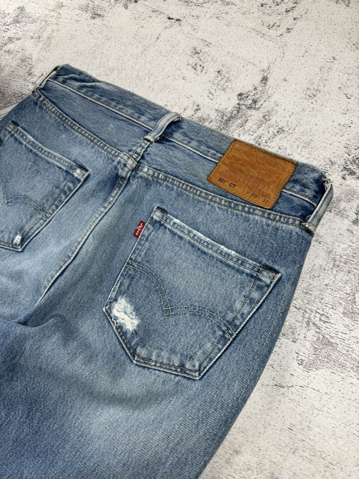 Levi's Vintage Levis 501 Distressed Y2K Avant Garde Pants Jeans Size US 30 / EU 46 - 14 Thumbnail