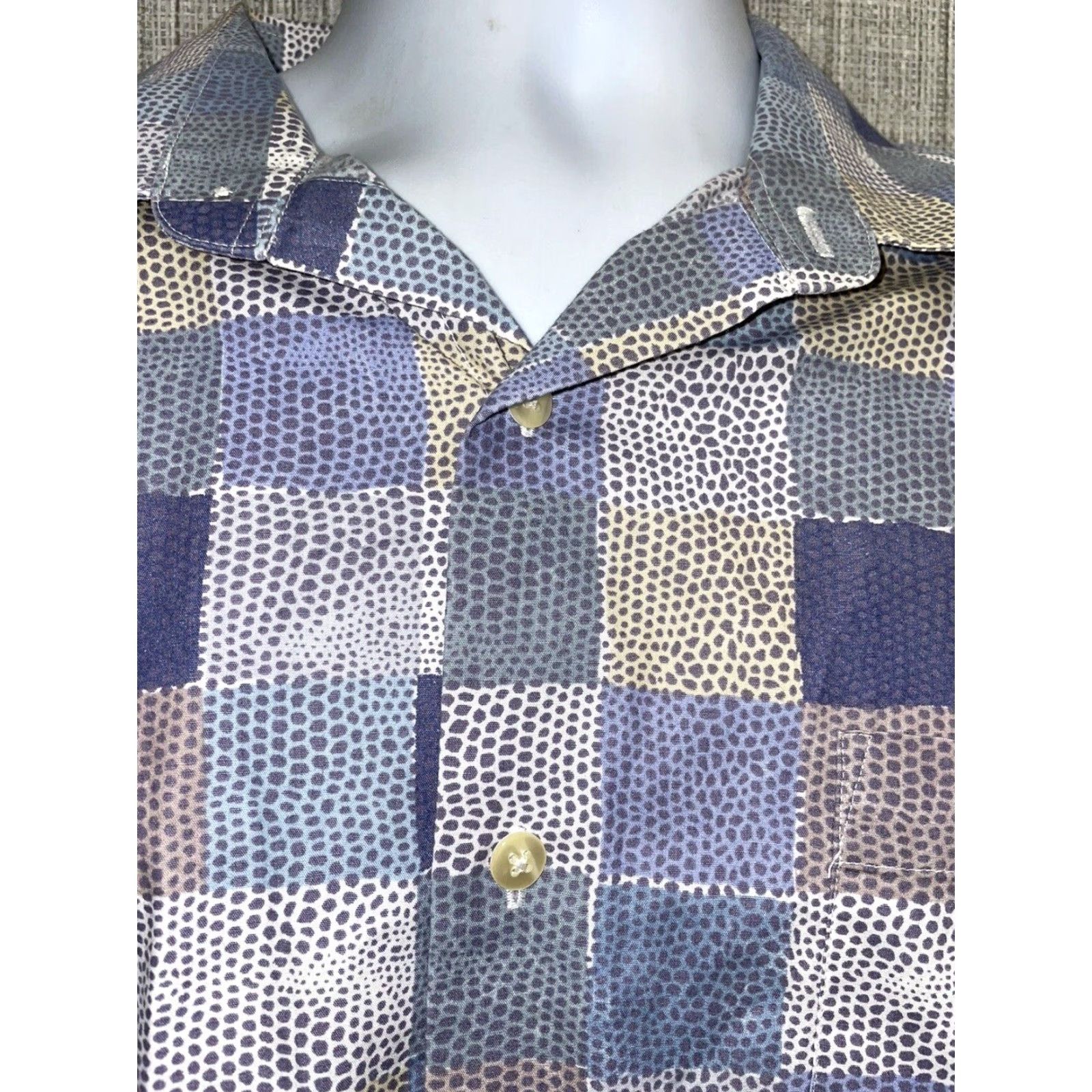 Countess Mara Countess Mara Cotton Button Down Shirt Mens XL Multicolor Size US XL / EU 56 / 4 - 2 Thumbnail