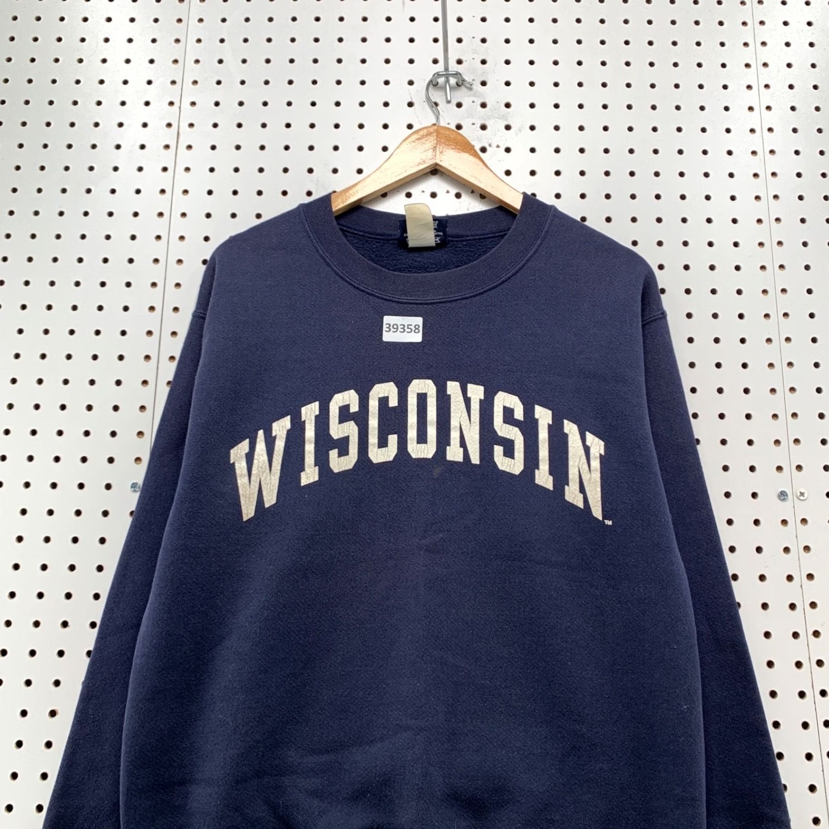 Jansport VINTAGE 90s Wisconsin Sweatshirt Men Small Blue Crewneck Pullover Made USA Size US S / EU 44-46 / 1 - 5 Thumbnail