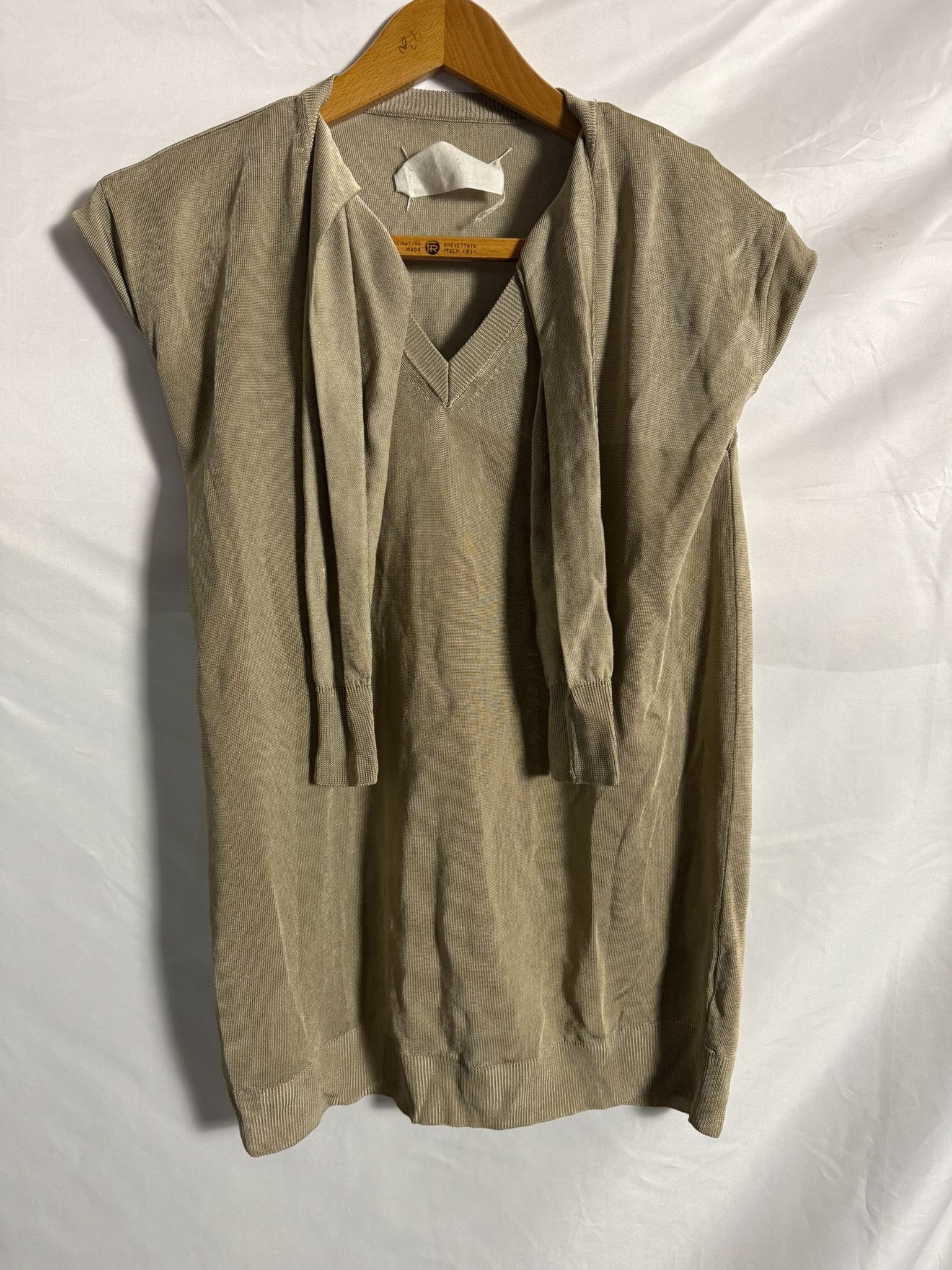 Maison Margiela Maison Martin Margiela Miss Deanna Asymmetric Sweater Dress Size L / US 10 / IT 46 - 2 Thumbnail