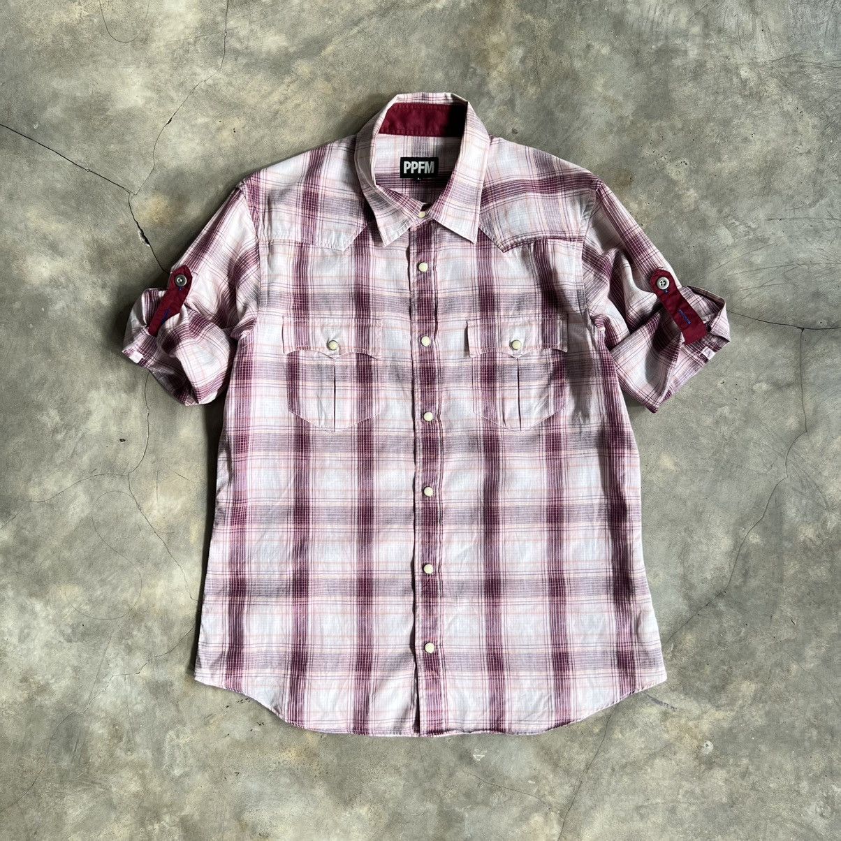 Hysteric Glamour 2000s PPFM Western Plaid Button up Shirt Size US L / EU 52-54 / 3 - 1 Thumbnail