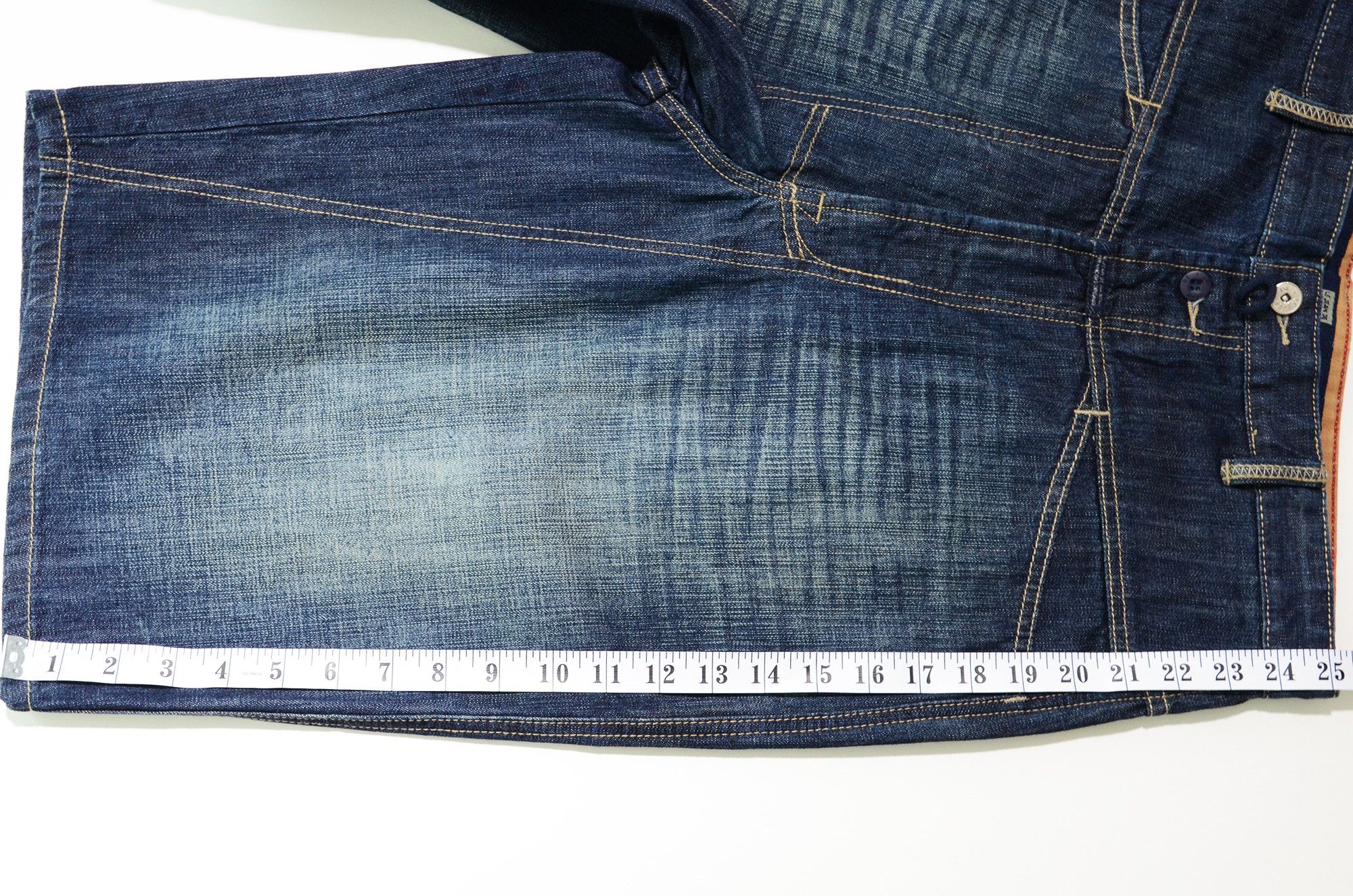 Marithe + Francois Girbaud M+FG Jorts W32 Denim 2006 Carft Y2K Streetwear Size US 32 / EU 48 - 12 Thumbnail