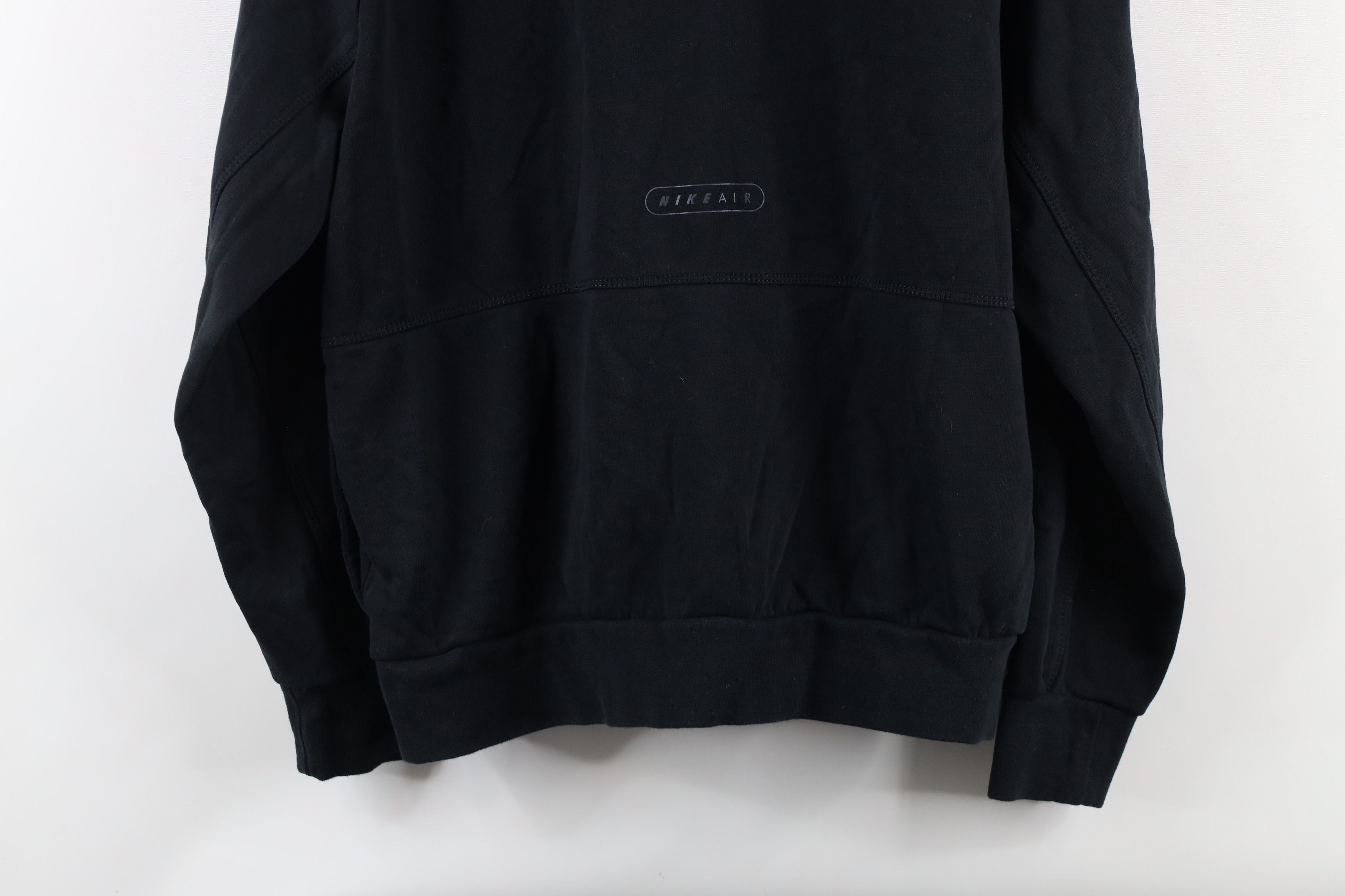 Nike × Vintage Vintage Nike Air Out Reflective Big Swoosh Hoodie Black Size US M / EU 48-50 / 2 - 17 Thumbnail
