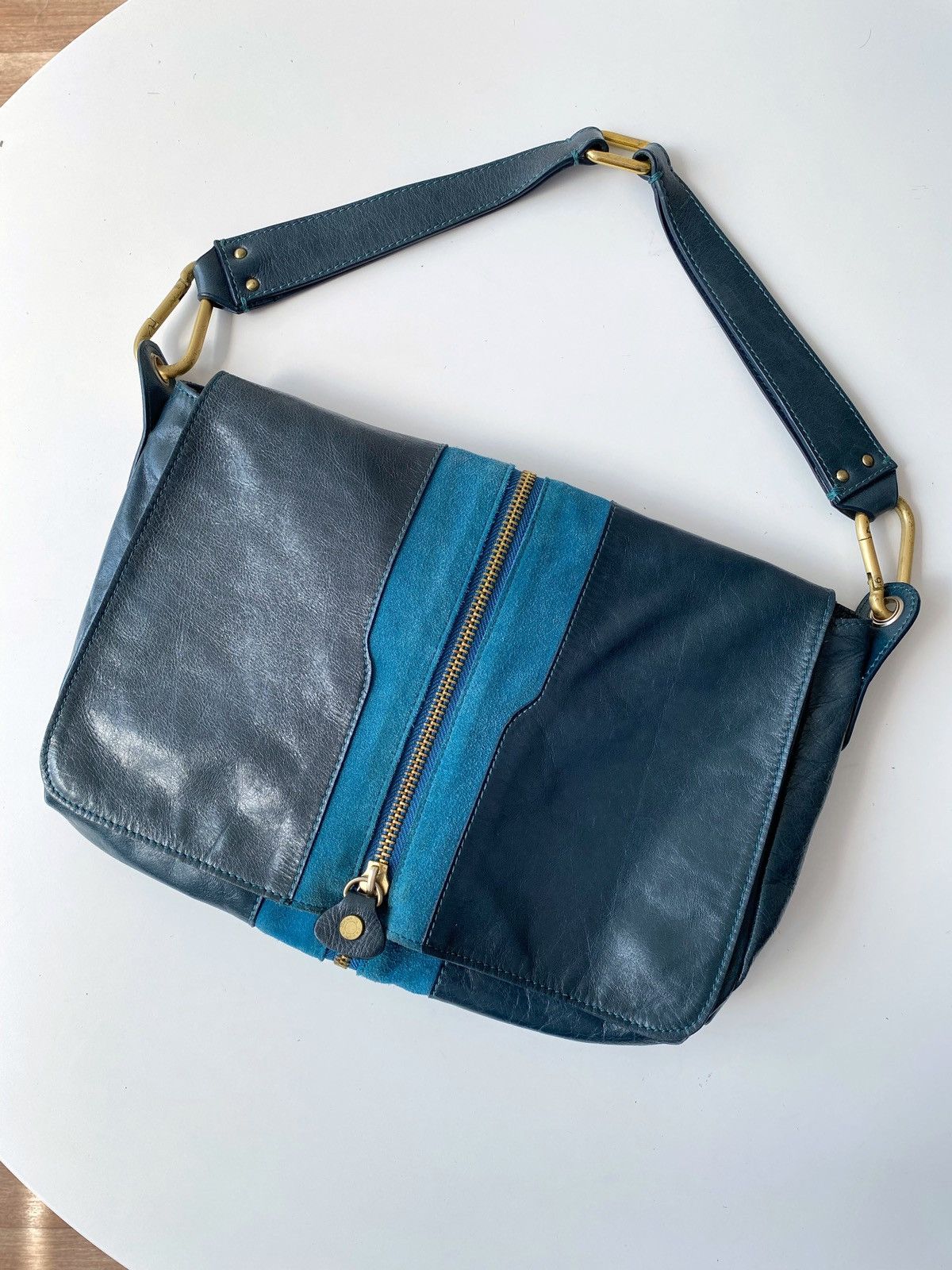Jimmy Choo Vintage Blue Hobo Bag
