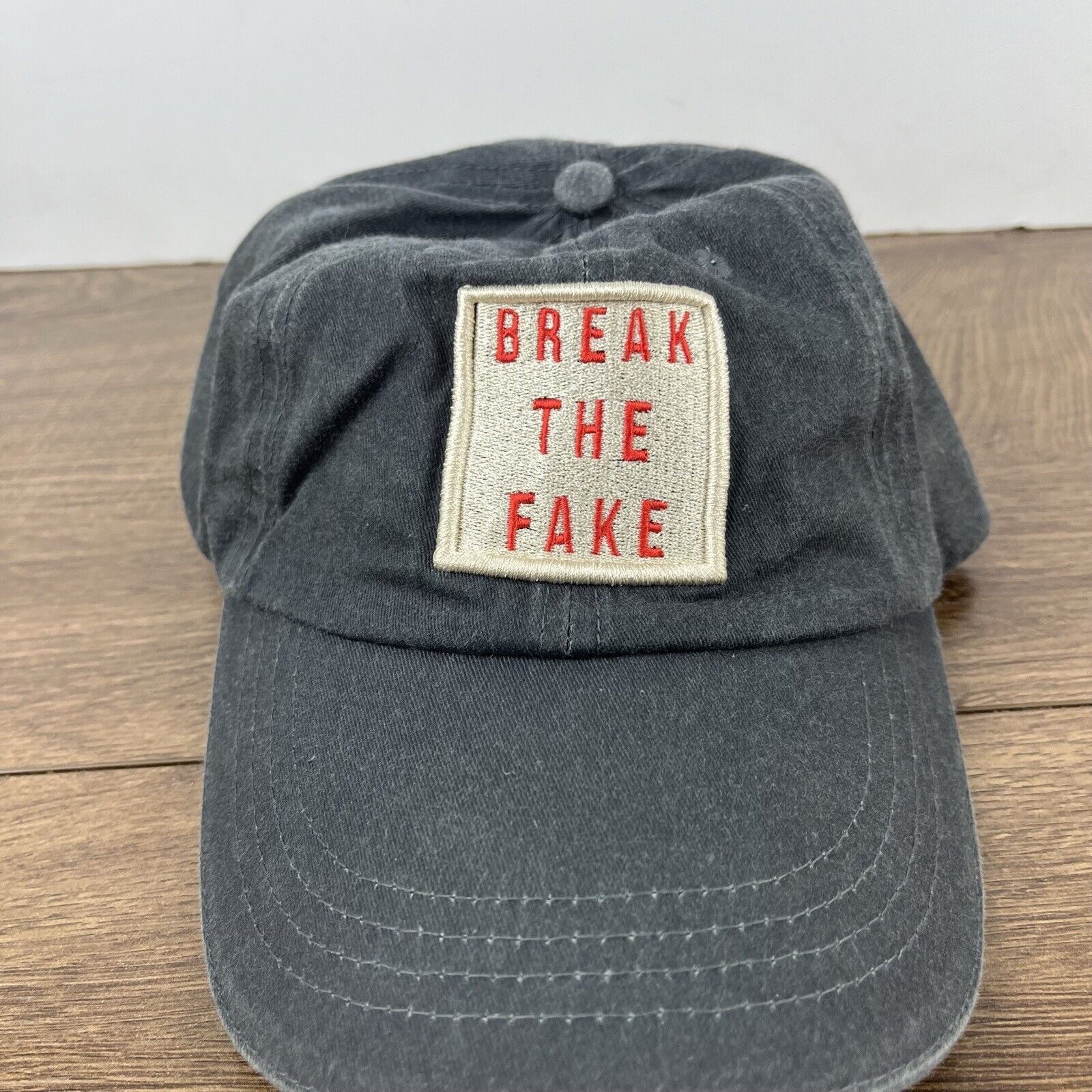 Other Break the Fake Hat Break the Fake Hat Gray Hat Adjustable Gr Size ONE SIZE - 6 Thumbnail