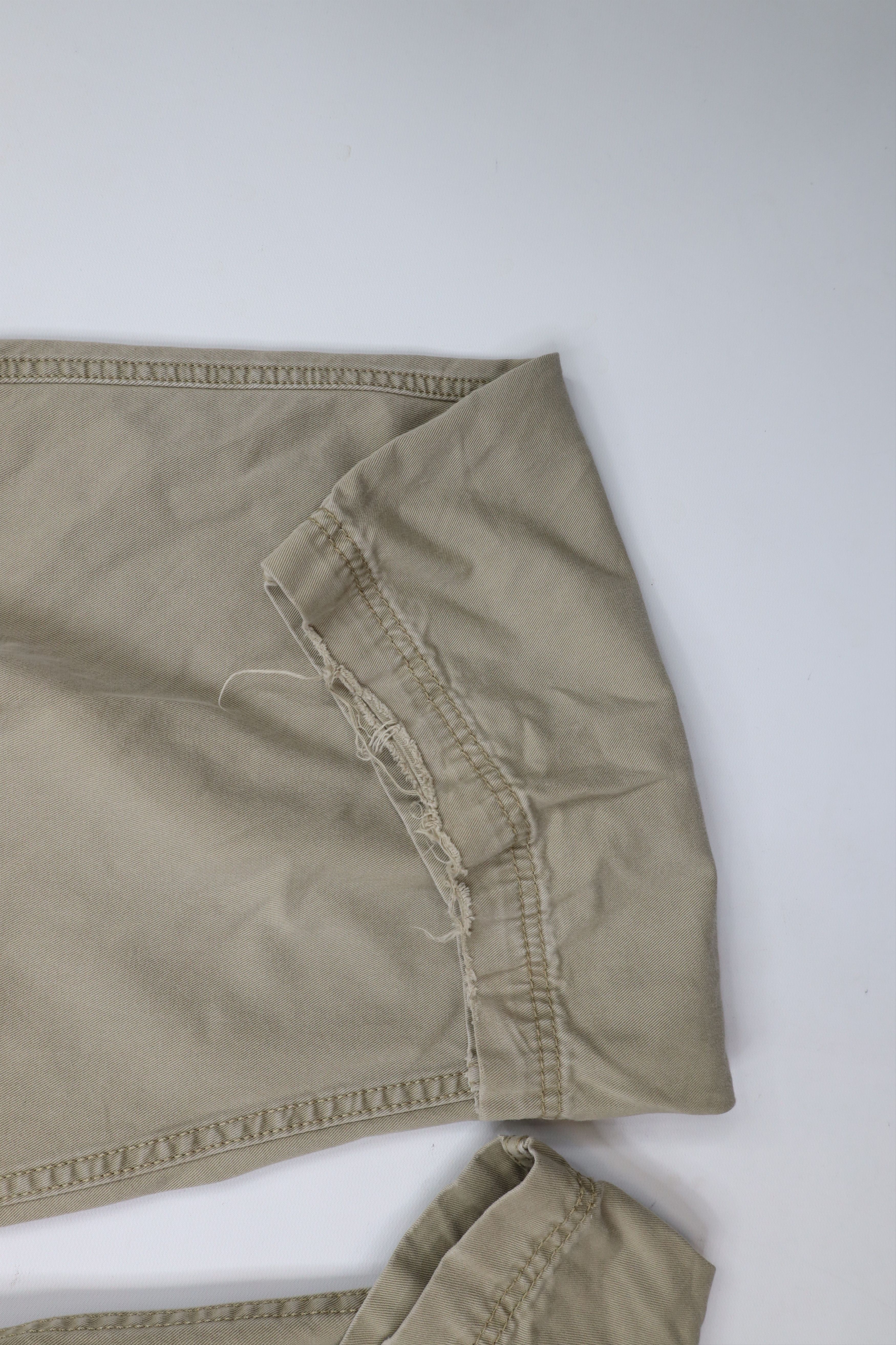 Levi's × Vintage Vintage Y2K Levis Loose Straight Wide Leg Cargo Pants Beige Size US 44 / EU 60 - 5 Thumbnail